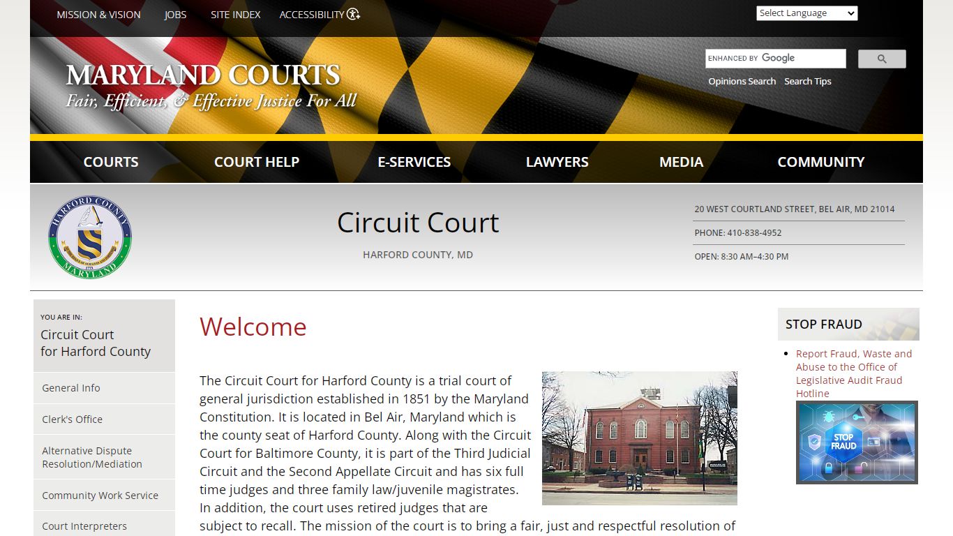 Welcome | Maryland Courts